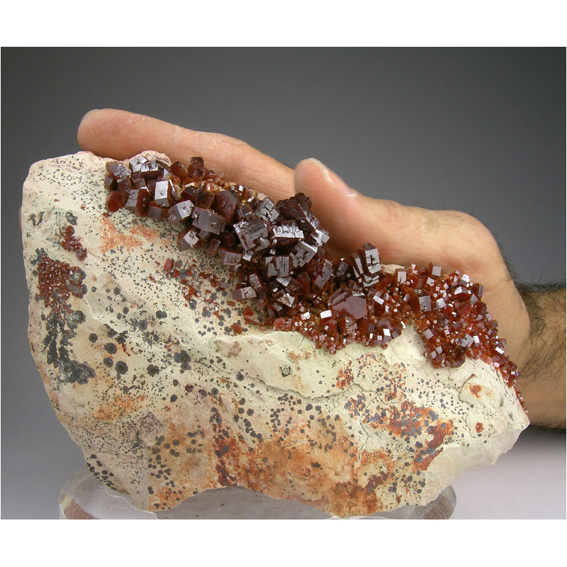 Vanadinite from Mibladen, Khenifra Province, Morocco