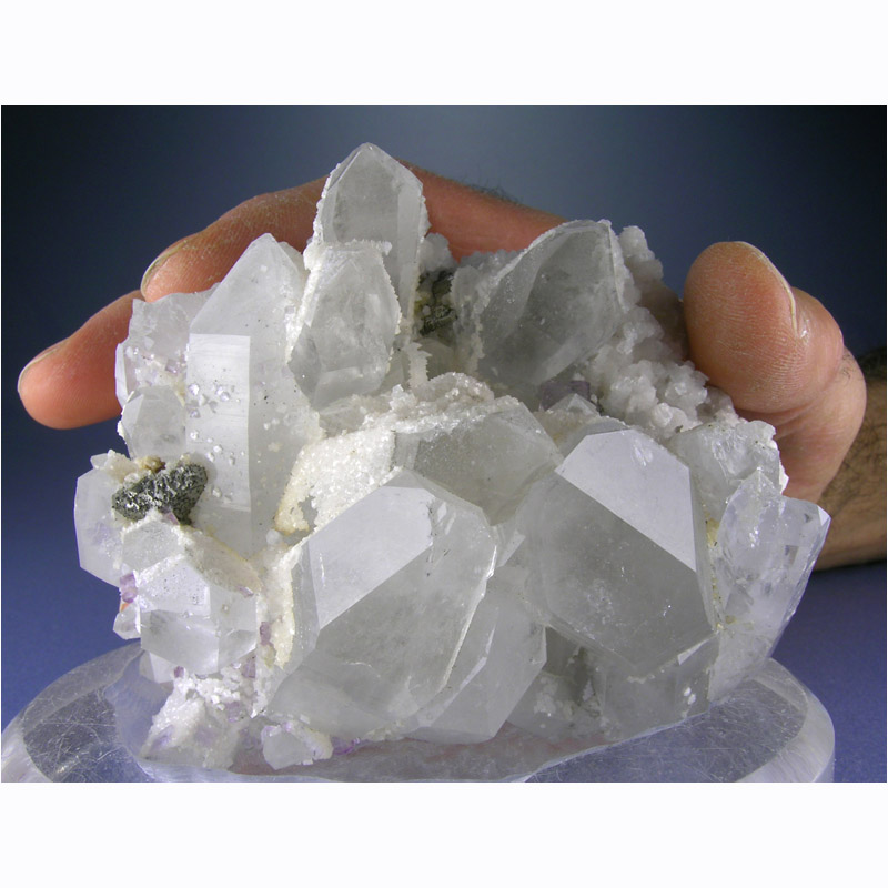 Quartz, Calcite, Fluorite, Arsenopyrite from Yaogangxian Mine, Hunan Province, China