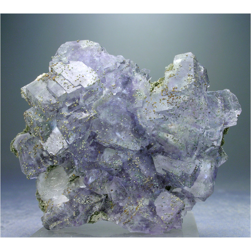 Fluorite, Pyrite, Calcite from Yaogangxian Mine, Hunan Province, China