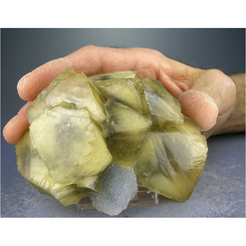 Calcite, Quartz from Longyan Mine, Fujian Province, China