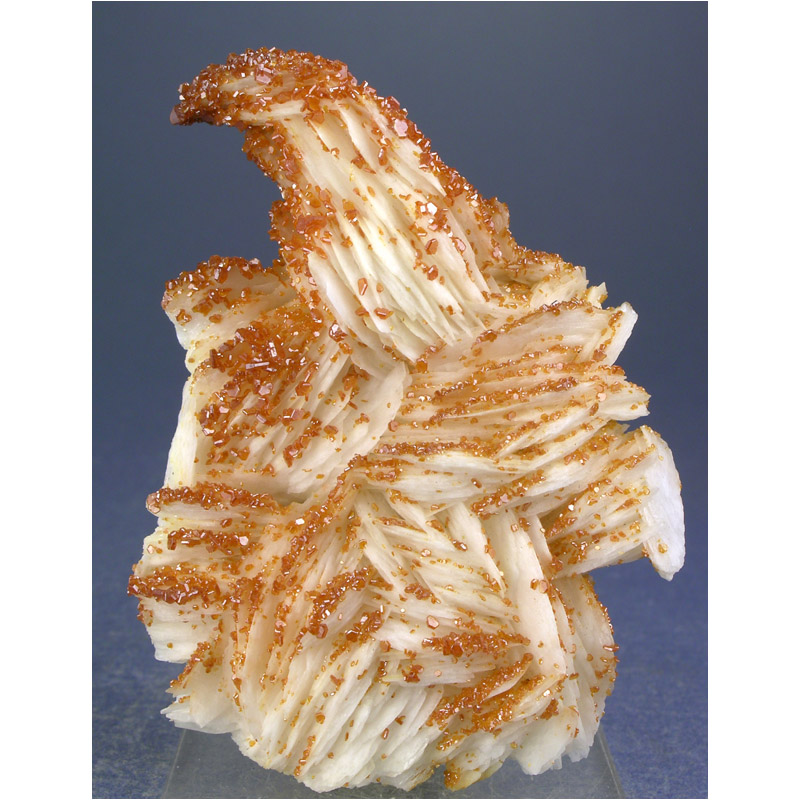 Vanadinite, Barite from Mibladen, Khenifra Province, Morocco