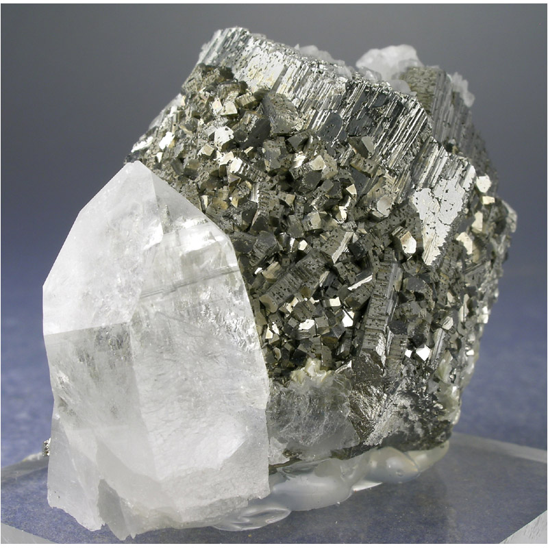 Arsenopyrite, Quartz from Yaogangxian Mine, Hunan Province, China