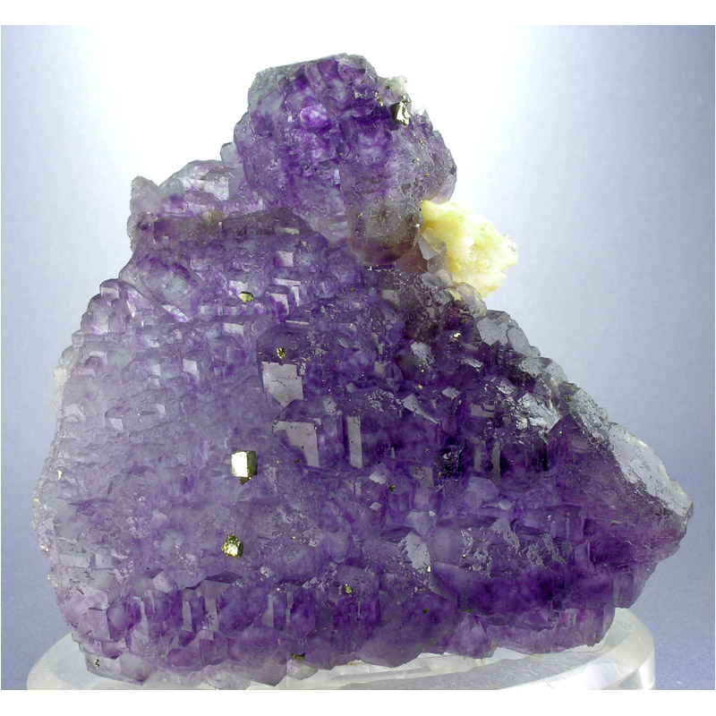 Fluorite, Pyrite, Dolomite from Shangbao Mine, Hunan Province, China