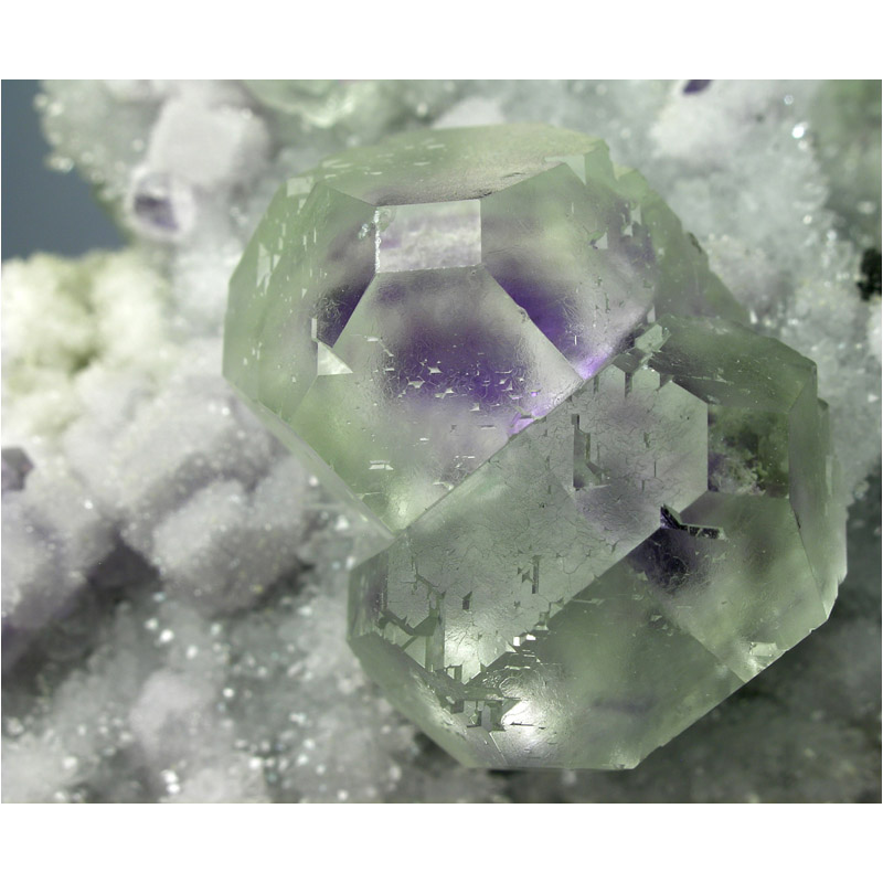 Fluorite, Quartz, Calcite from Yongchun, Quanzhou Prefecture, Fujian Province, China