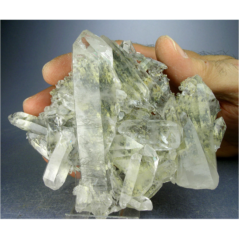 Quartz, Chlorite from Corinto, Minas Gerais, Brazil