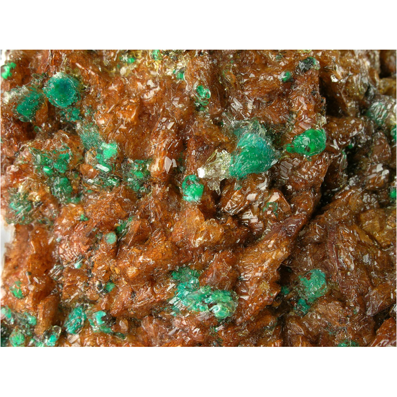 Rosasite, Selenite, Dolomite from Bou Beker, Touissit, Morocco