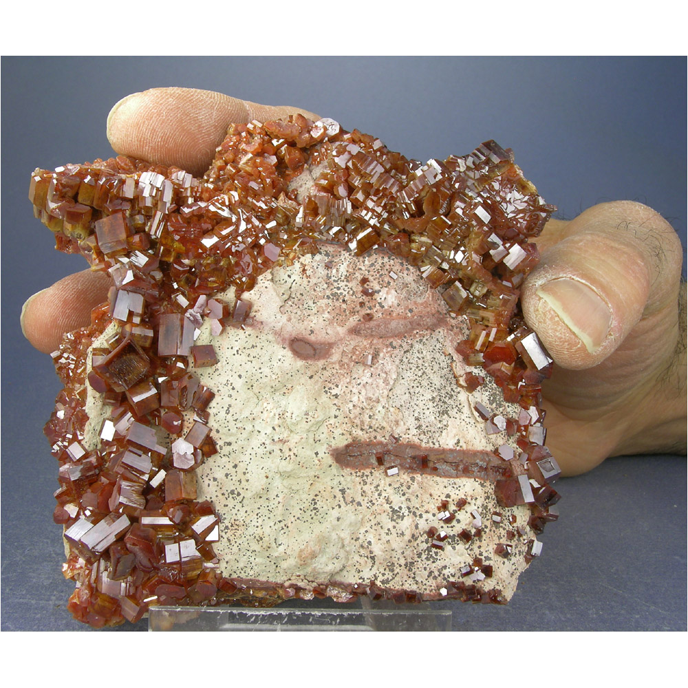 Vanadinite from Mibladen, Khenifra Province, Morocco