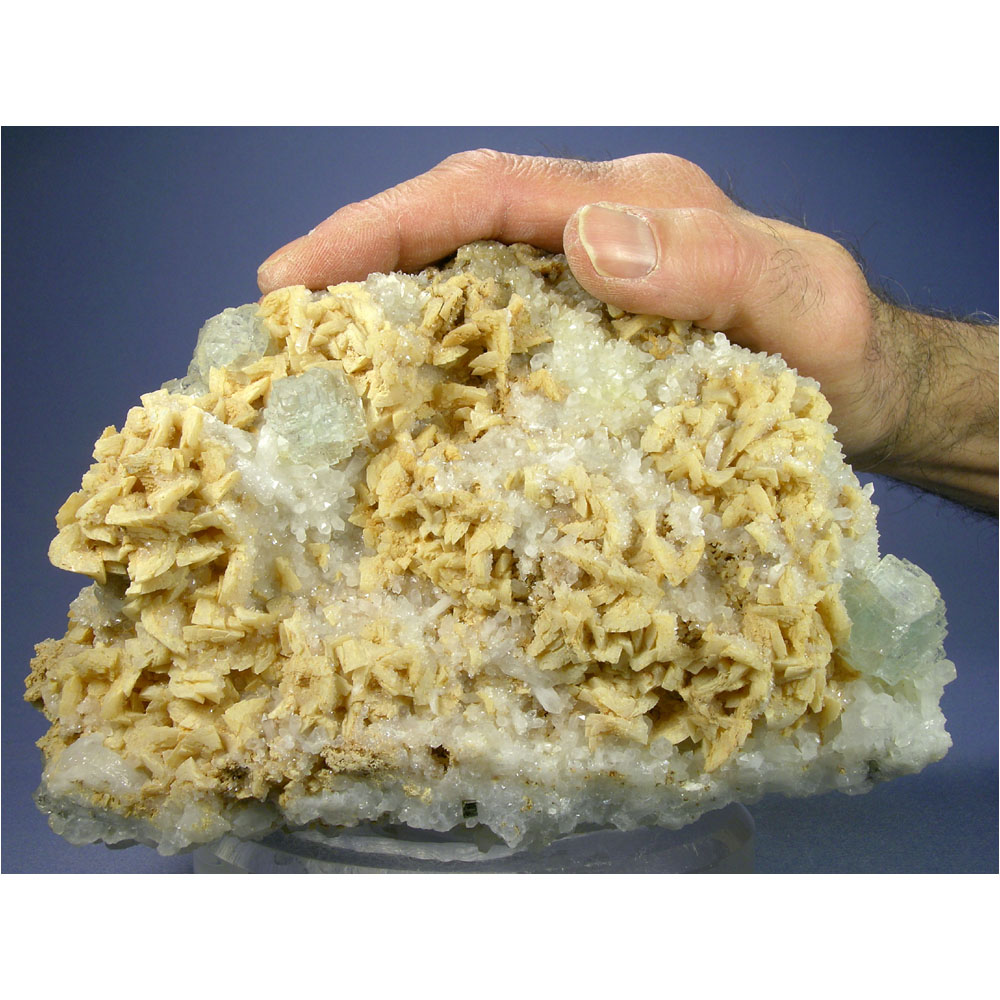 Fluorite, Quartz, Dolomite from Shangbao Mine, Hunan Province, China