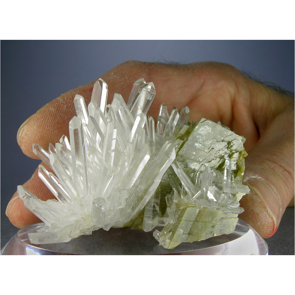 Siderite, Quartz from Saint-Pierre-de-Mésage , Vizille, Isère, France