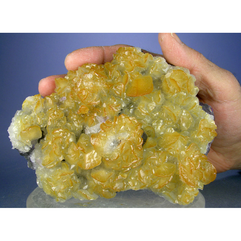 Calcite, Fluorite from Xiayang, Yongchun, Fujian Province, China